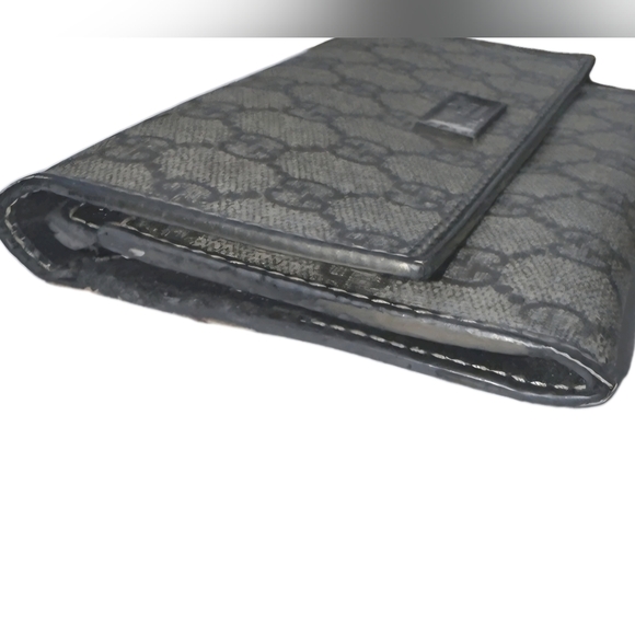 Gucci Vintage GG Plus Women's Monogram Canvas Long Wallet - Picture 4 of 13
